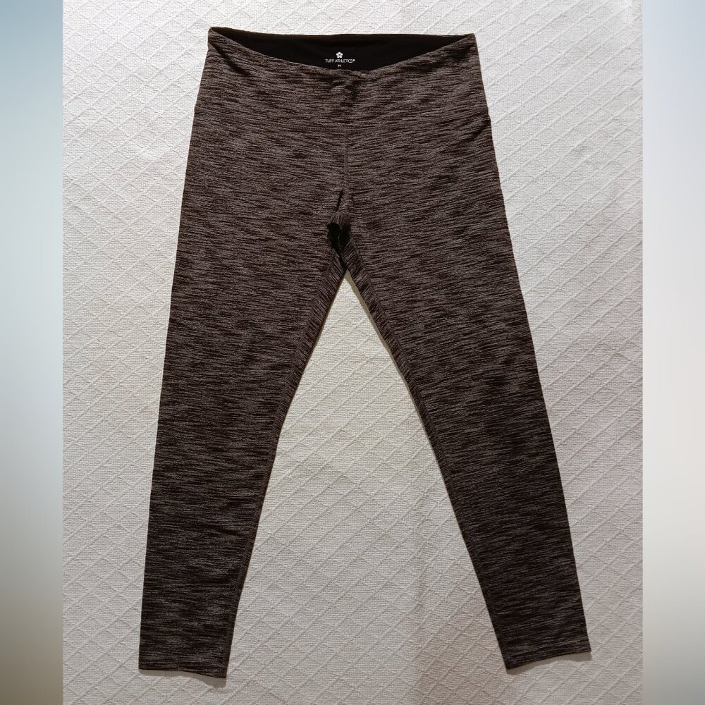 Tuff Athletics Leggings Black and Gray Pattern M